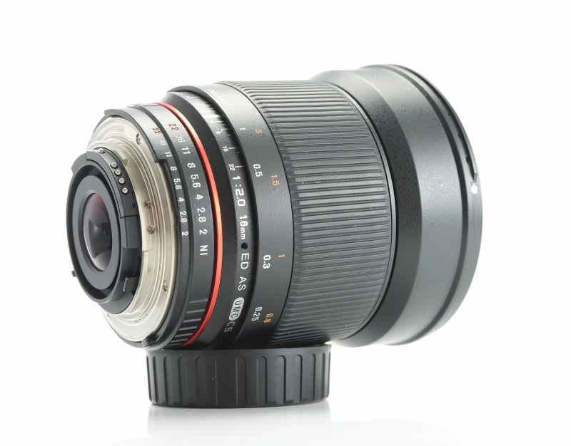 SAMYANG 16 mm f/2 ED AS UMC CS pro Nikon F AE TOP