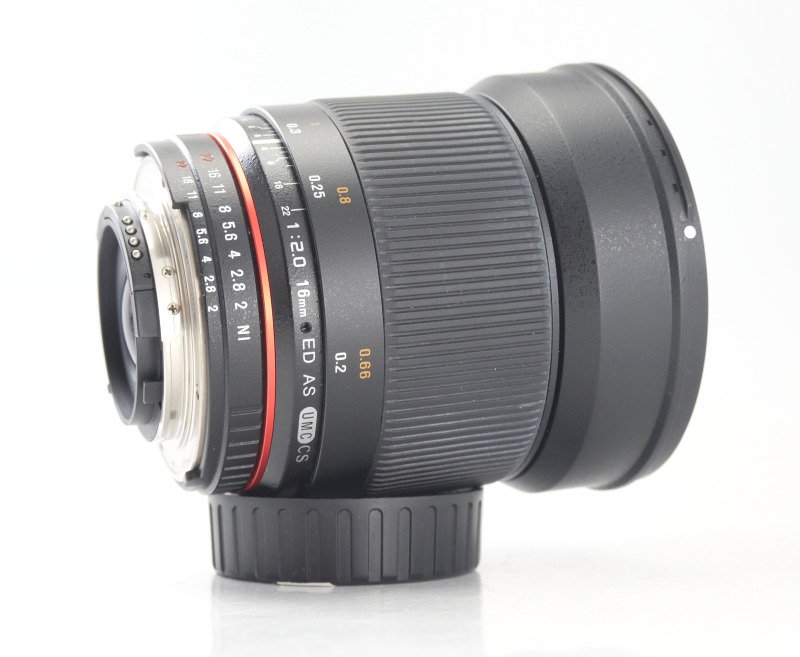 SAMYANG 16 mm f/2 ED AS UMC CS pro  Nikon