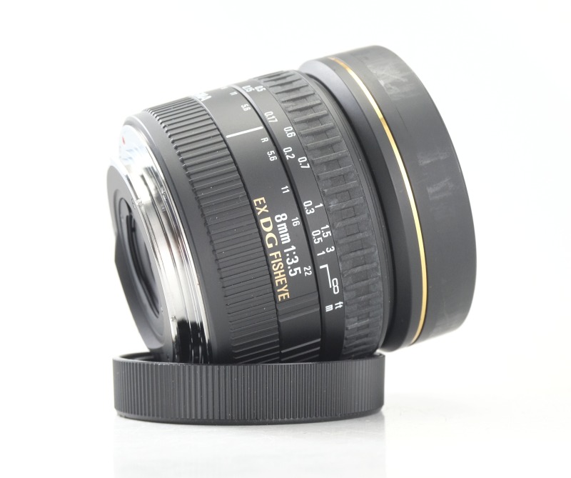SIGMA 8 mm f/3,5 EX DG Fisheye circular pro Canon EF